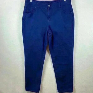 Lane Bryant Pants Women’s 16 Blue Cotton/Polyester